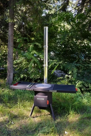 КОМПЛЕКТ: Печь "Берель 400К NEW" + Казан 12л.  (Татарстан)