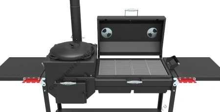 Крышка-Гриль с чугунной решёткой для мангала "ИСКАНДЕР 400"