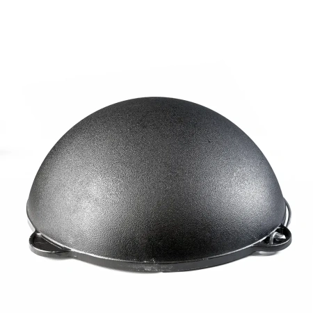 Казан чугунный 12 литров с чугунной КРЫШКОЙ-САДЖ и дужкой (Гардарика)