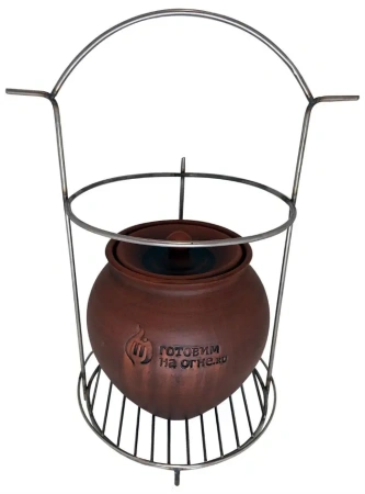 Чугунок керамический 3л. "Готовим на огне"