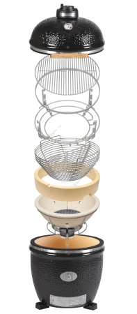  Керамический гриль MONOLITH LeChef PRO 2.0 Black