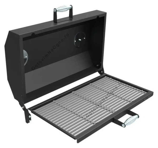 Крышка-Гриль с чугунной решёткой для мангала "ИСКАНДЕР 400"