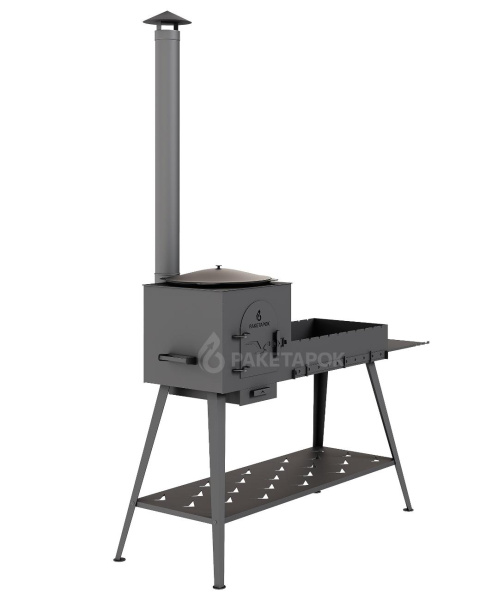 Печь-мангал "3в1 Чайка" под казан 12л