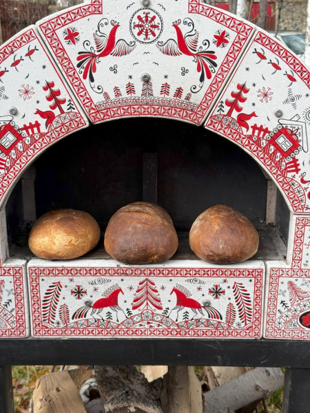 Дровяная русская печь (Жарушка) "Мезенская"