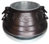 Афганский казан двухцветный с ручками, алюминиевый, 20л.