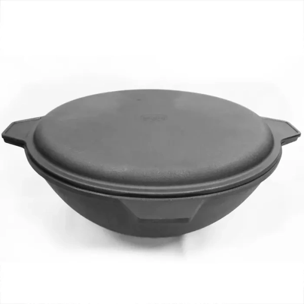 КОМПЛЕКТ: Казан 8л. крышка-сковорода (Беларусь) + Печь "Кайзер-8Д"