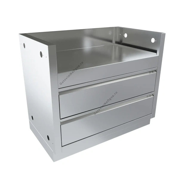 Тумба-основание гриля BILEX-605 c 2-мя выдвижными ящиками.