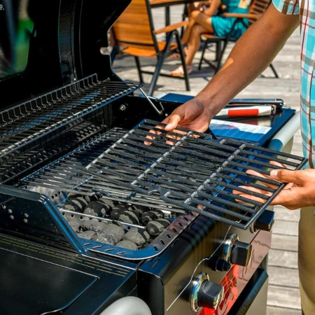 Газовый + Угольный гриль CHAR-BROIL Gas2Coal Hybrid 3B с комфоркой