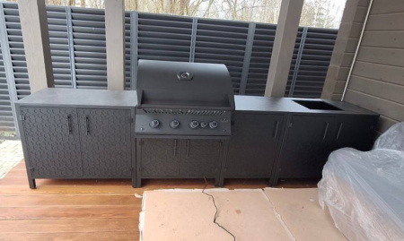 Встраиваемый газовый гриль NAPOLEON Big-32 Phantom с вертелом