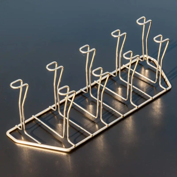 Подставка для 9 перепелок, из нерж. стали