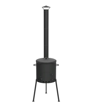 КОМПЛЕКТ: Печь "Кайзер-12Т" + Казан 12л. (Татарстан) 