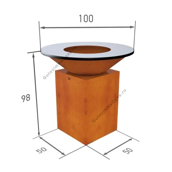 KORWOOD HIT 01 дровяной гриль-очаг