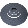 Плита стальная с 6-ю кольцами, 5мм, для печи под казан 375-490мм