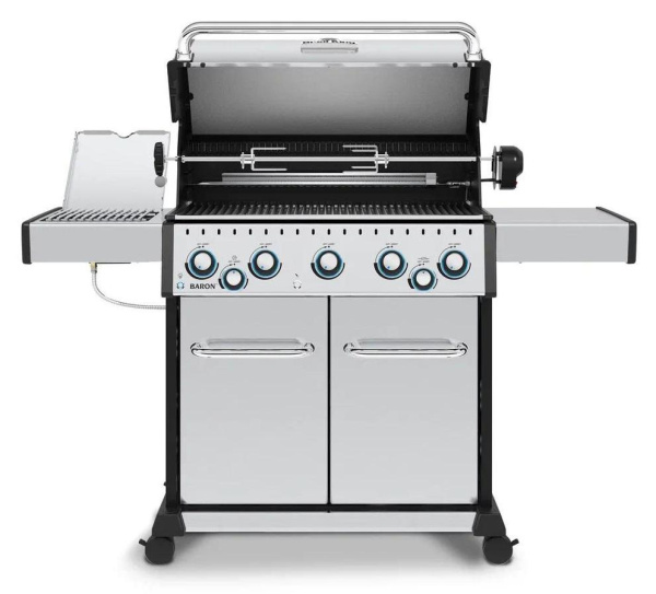 Газовый гриль BROIL KING Baron S 590 IR с вертелом и ИК конфоркой 