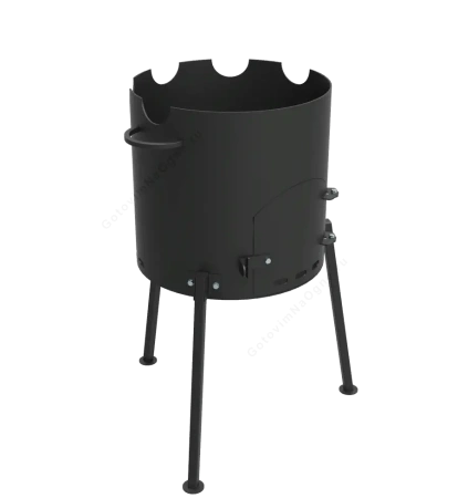 КОМПЛЕКТ: Казан 12л. (Узбекистан) + Печь "Кайзер-12Д"