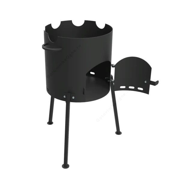 КОМПЛЕКТ: Казан 12л. (Узбекистан) + Печь "Кайзер-12Д"