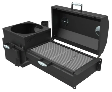 Крышка-Гриль с чугунной решёткой для мангала "ИСКАНДЕР 400"