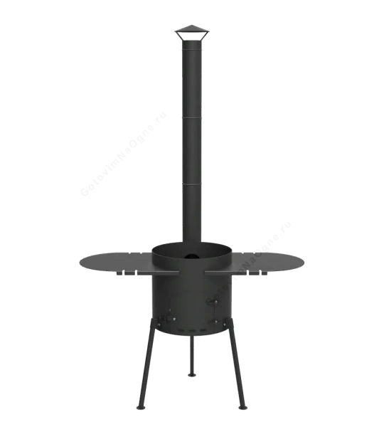 печь с двумя пристольями (опция)