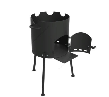 КОМПЛЕКТ: Казан 12л. (Узбекистан) + Печь "Кайзер-12Д"