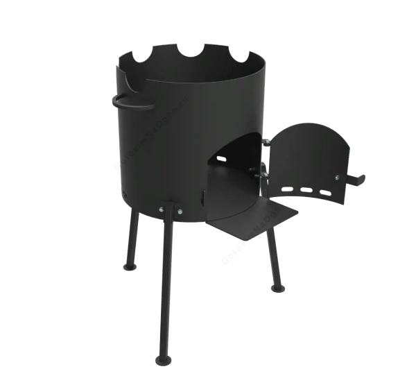 КОМПЛЕКТ: Казан 12л. (Узбекистан) + Печь "Кайзер-12Д"