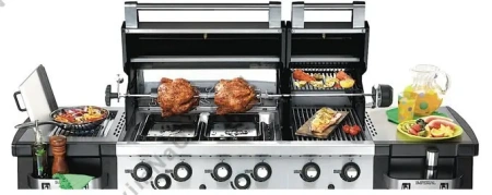 Газовый гриль BROlL KING Imperial S 690 IR с вертелом и ИК конфоркой