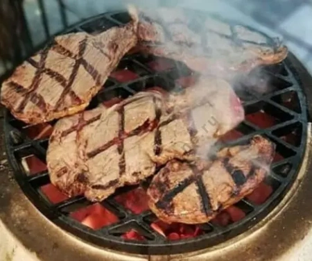 Решетка-гриль чугунная для тандыра, Большая