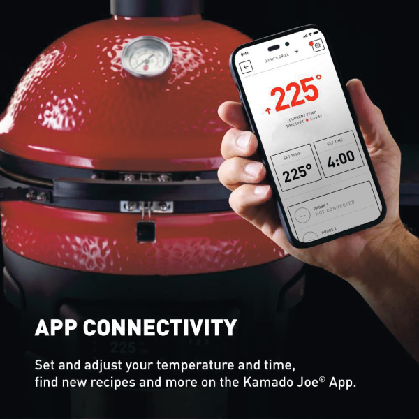 Керамический гриль KAMADO JOE BIG KONNECTED II 61см. с электронным управлением